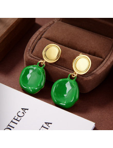 Bottega Veneta Earrings BVE2212123 Green/Gold 2022