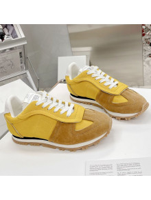 Maison Margiela Patchwork Suede Sneakers Yellow 2021