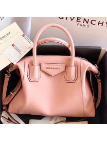 Givenchy Small Antigona Soft Bag in Houndstooth Canvas Pink 2020