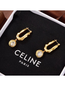 Celine Crystal Earrings CE2212117 Gold 2022