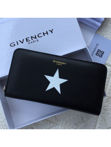 Givenchy Zip Long Wallet Black 2021 04