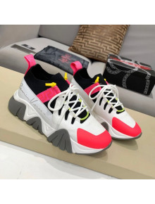 Versace Squalo Knit Sneakers Pink/White 10 2021