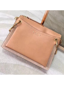 Chloe Small Roy bag in Smooth & Suede Calfskin Blushy Pink 2018