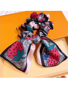 Gucci GG Strawberry Bow Headband Pink 2020