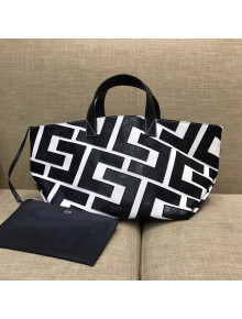 Celine Made in Tote Small Shopper Tote Bag Black/White 2019