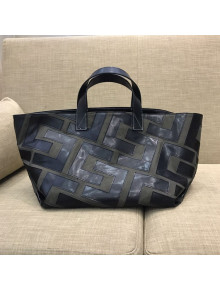 Celine Made in Tote Small Shopper Tote Bag Grey/Black 2019