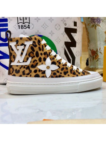 Louis Vuitton Stellar Leopard Print High-top Sneakers 1A5NPO 2019 (For Women and Men)