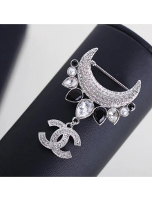 Chanel Crystal Moon Brooch 2021 04 