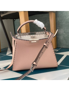 Fendi Peekaboo Iconic Essentially in Pink Cuoio Romano Leather 2020