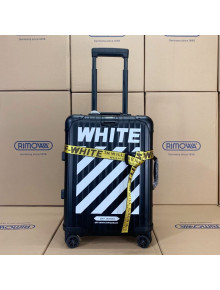 Off-White x Rimowa Striped Luggage Travel Bag Black 20/26/30 inches 2019