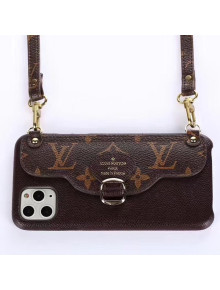 Louis Vuitton Monogram Canvas iPhone Clutch/Crossbody Bag Brown 06 2020