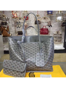 Goyard Reversible Calfskin Medium/Large Shopping Tote Grey