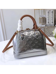 Louis Vuitton Metallic Monogram Vernis Alma BB Bag 2018