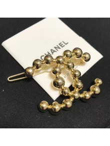 Chanel Chain CC Brooch Gold 2021 03