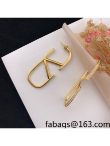 Valentino VLogo Large Earrings Gold 2021 26