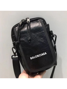 Balenciaga Explorer Phone Crossbody Pouch Black 2019