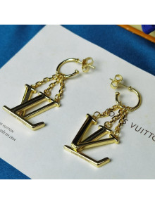 Louis Vuitton LV Tassel Earrings Gold 2021 37