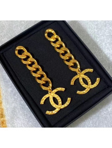 Chanel Gold Metal Earrings 30 2020