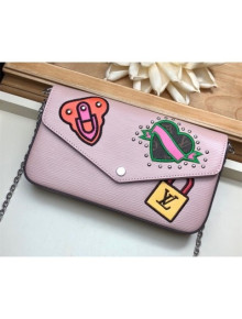 Louis Vuitton Pochette Félicie Pouch Epi Leather M63726 Pink 2019