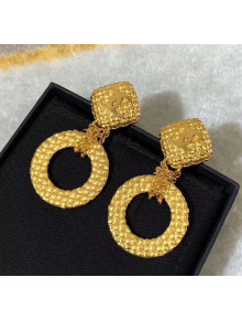 Chanel Brass Earrings 32 2020