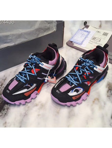 Balenciaga Track-s 3.0 Trainer Sneakers Purple/Black/Blue 2020 (For Women and Men)