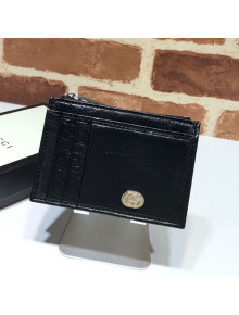 Gucci Soft Leather Card Case 597672 Black 2019