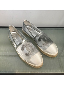 Chanel Mesh Espadrilles G34651 Silver 2019