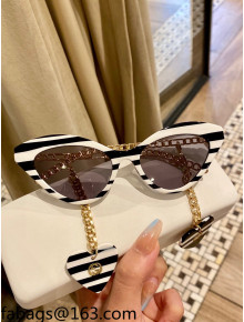 Gucci Cat Striped Sunglasses GG0978 2021  02