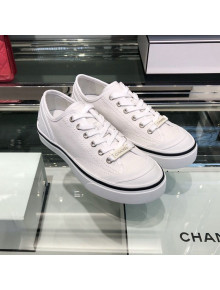 Chanel Fabric Sneaker G34760 White 2019