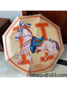 Hermes Umbrella Apricot 2021 15