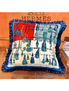 Hermes Throw Pillow 45x45cm H2082408 Blue 2020