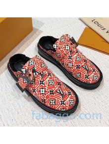 Louis Vuitton LV Crafty Cosy Canvas Mules Red 2020 (For Women and Men)