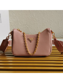 Prada Saffiano Leather Mini Bag 1BH174 Pink 2020