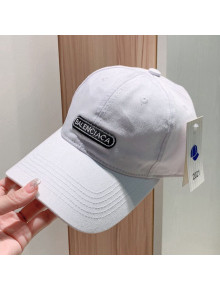 Balenciaga Canvas Hat White 2021 30