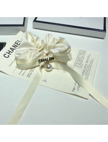 Chanel Hair Ring White 2021 13