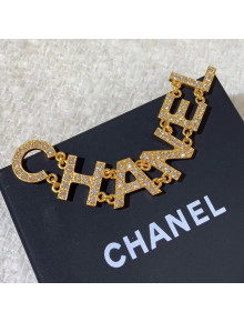 Chanel Crystal Logo Brooch 61 2020