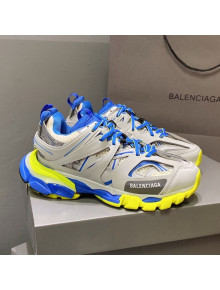 Balenciaga Track 3.0 Tess Trainer Sneakers Grey/Blue/Yellow 2020 (For Women and Men)