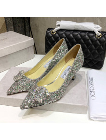 Jimmy Choo Love Buckle Sequins Pumps 6.5/8.5cm 2022