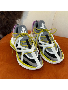 Jimmy Choo JC Cosmos Sneakers Grey/Yellow 2022