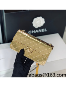 Chanel Metal Evening Bag AS3013 Gold 2022