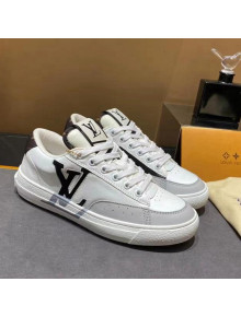 Louis Vuitton Charlie Calfskin Low-top Sneakers White/Grey 2021