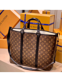 Louis Vuitton Week-End Tote Bag GM M45733 Monogram Canvas/Black 2021 