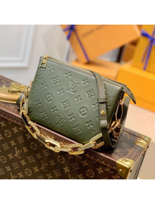 Louis Vuitton Coussin BB in Monogram Puffy Lambskin M59598 Khaki Green 2021 