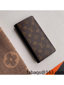 Louis Vuitton Brazza Wallet M93800 Monogram Canvas/Black 2022