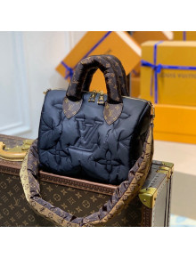 Louis Vuitton Speedy Bandoulière 25 Bag in Monogram Padded Nylon M59009 Black 2022