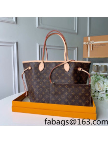 Louis Vuitton Neverfull MM Tote Bag M40995 Monogram Canvas/Beige 2022 52