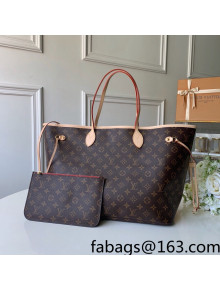 Louis Vuitton Neverfull GM Tote Bag M41180 Monogram Canvas/Red 2022 53