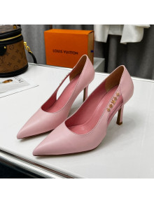 Louis Vuitton Signature Calf Leather Pumps 8.5cm Pink 2022