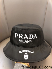 Prada Nylon Bucket Hat Black 2022 105