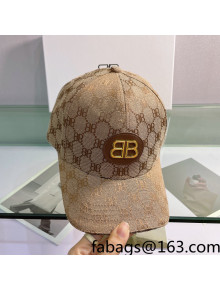 Balenciaga Baseball Hat Brown2022 0310147